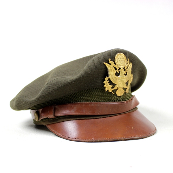 USAAF OD gabardine officers dress cap