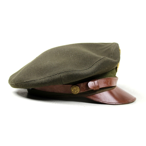 USAAF OD gabardine officers dress cap