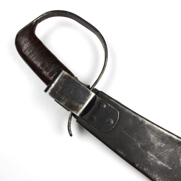 Woodman's pal survival machete w/ metal scabbard