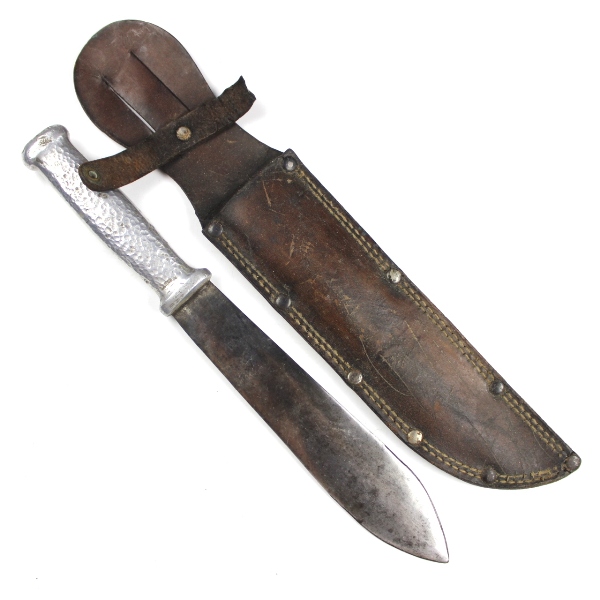 Theater-made knife w/ leather sheath