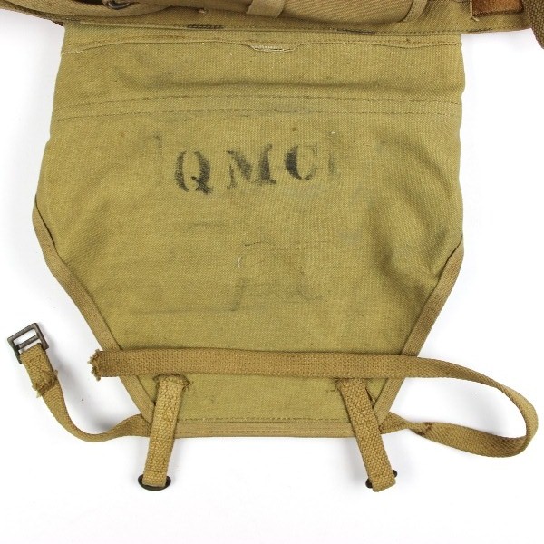 M1910 canvas haversack w/ complete mess kit - 1918