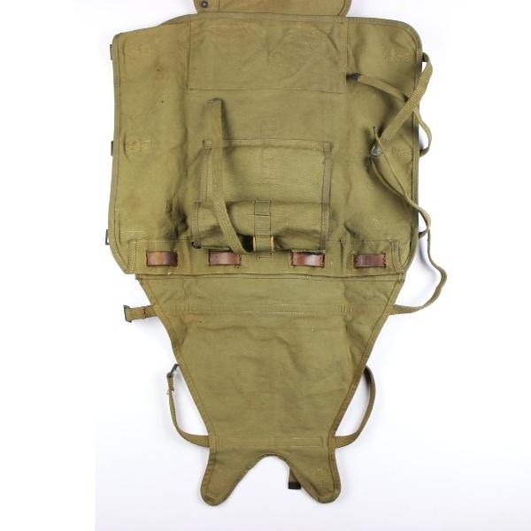 M1910 canvas haversack w/ complete mess kit - R.I.A. 1915
