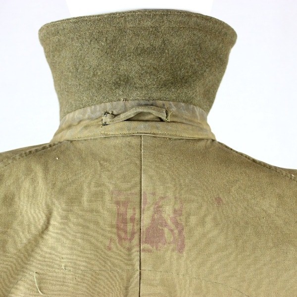 M1918 wool service overcoat - identified