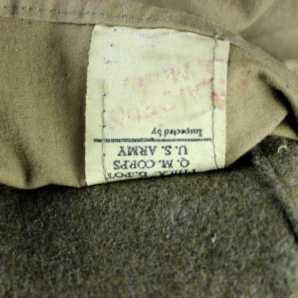 44th Collectors Avenue - M1918 wool service overcoat - Identified