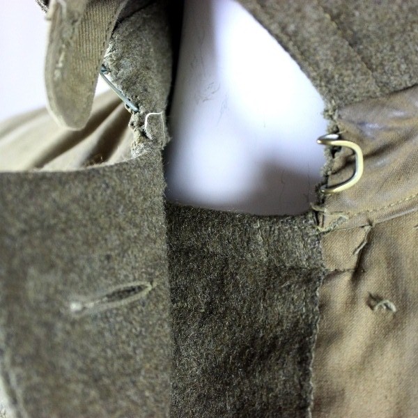 M1918 wool service overcoat - identified