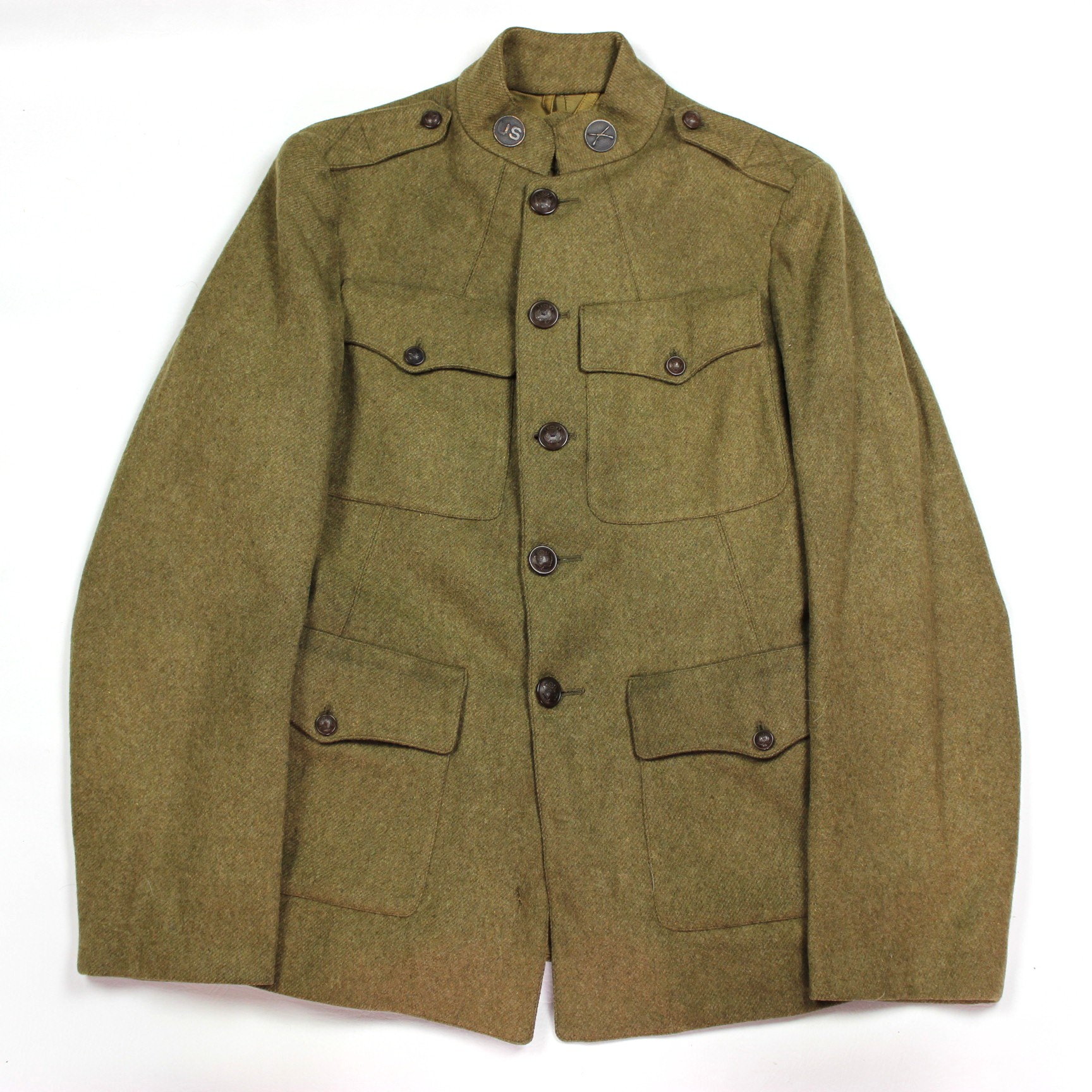 M1917 OD wool service coat w/ matching breeches