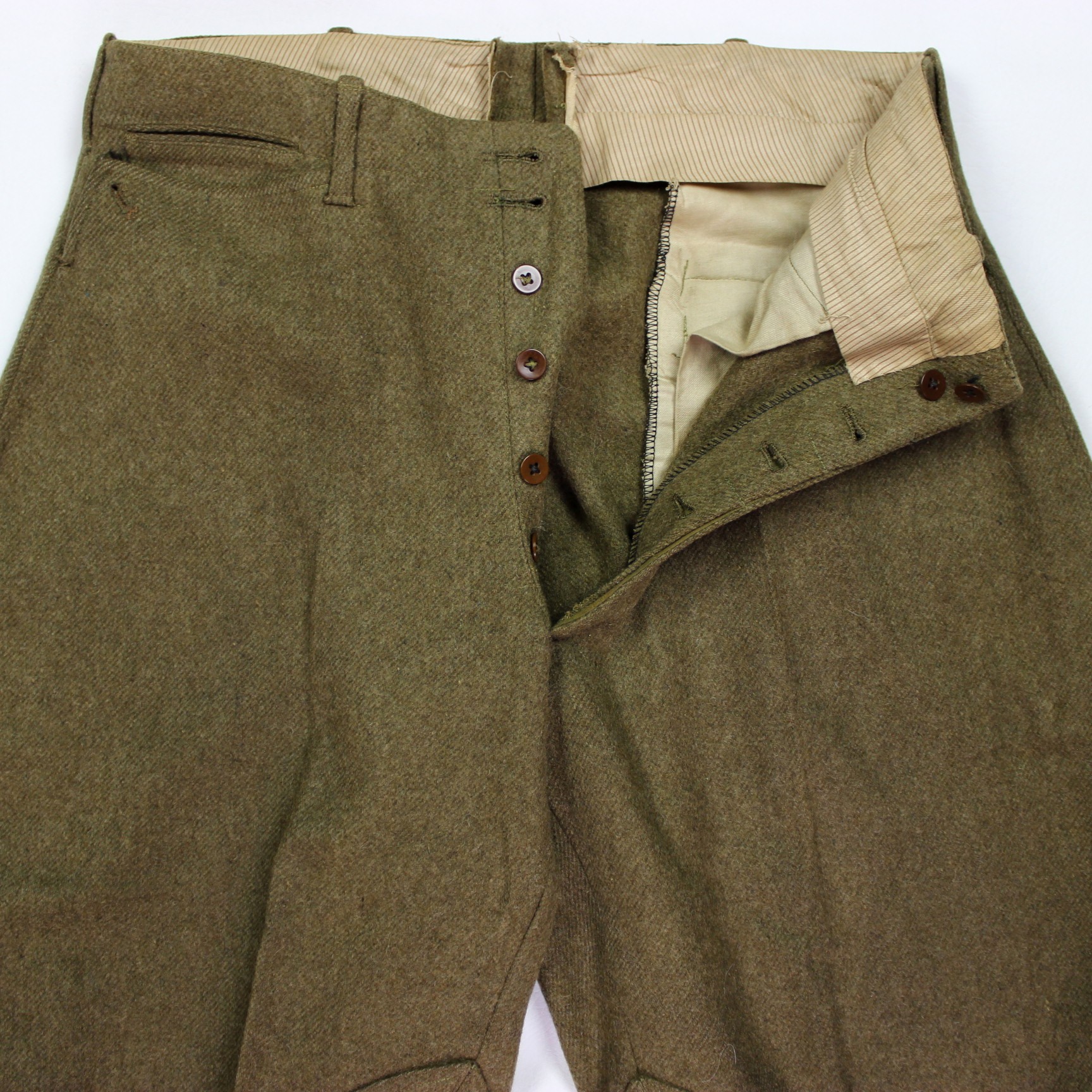 M1917 OD wool service coat w/ matching breeches