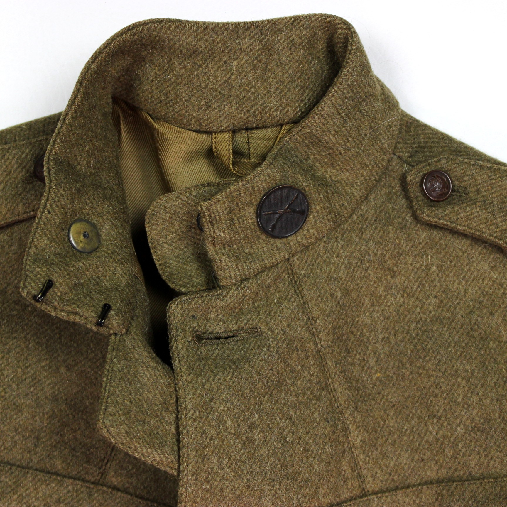 M1917 OD wool service coat w/ matching breeches