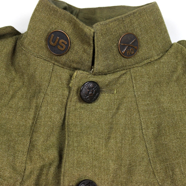 M1917 OD wool service coat - 29th Infantry Division