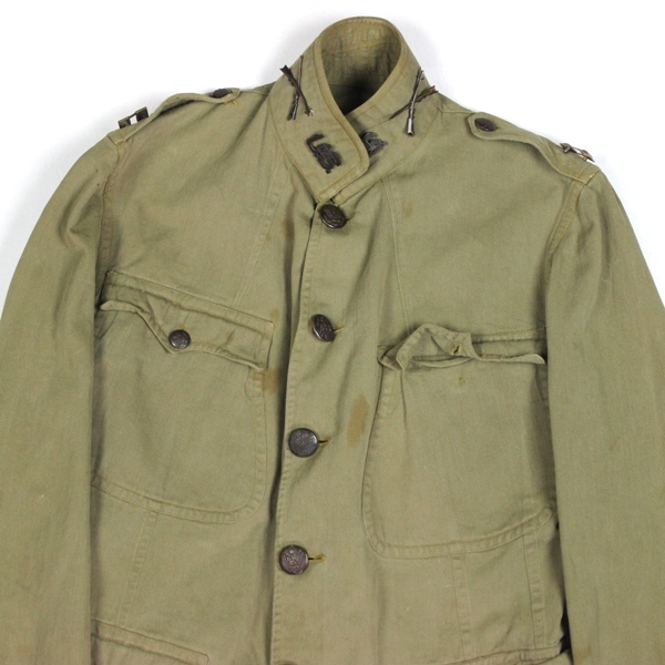 Officers khaki / tan cotton service coat - US NA Infantry