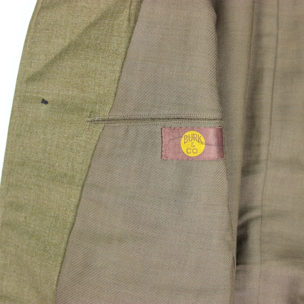 Officers OD wool service coat and breeches - Sanitary Corps