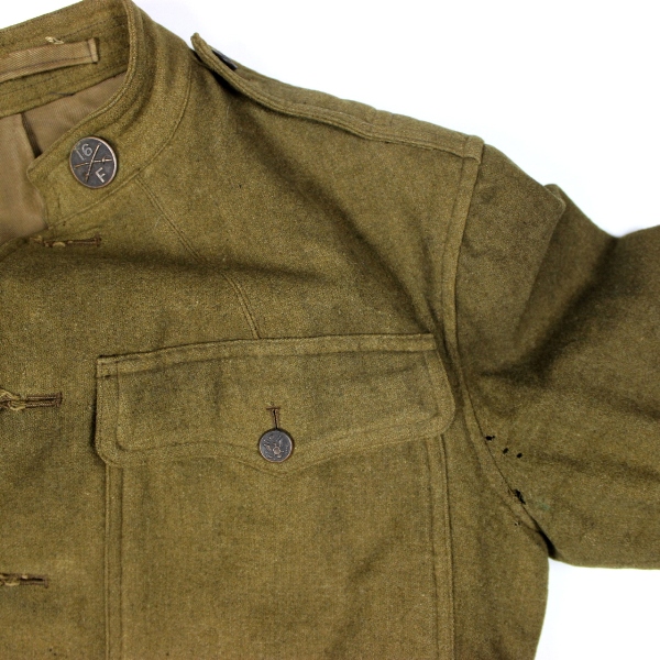 M1917 OD wool service coat w/ breeches - 16th CAV