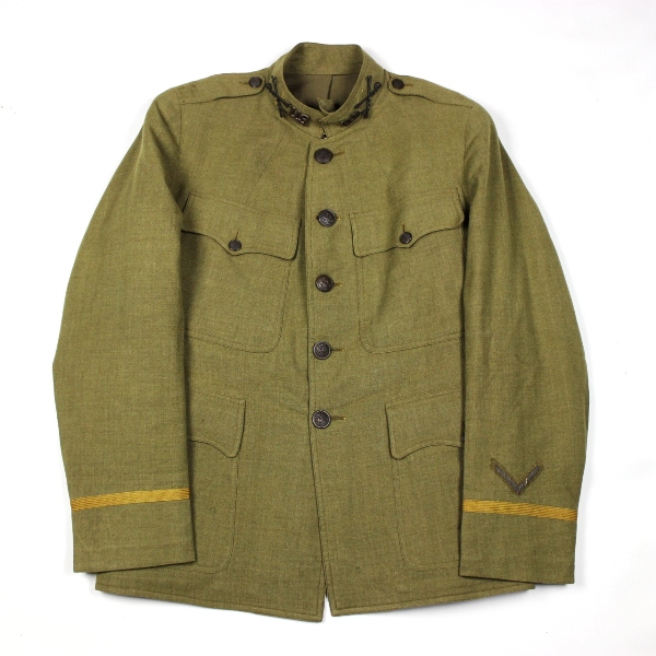 Officers OD wool service coat w/ breeches - Cavalry