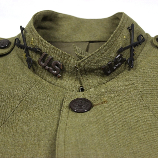 Officers OD wool service coat w/ breeches - Cavalry