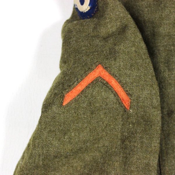 M1918 OD wool Pershing type service coat - 6th Corps