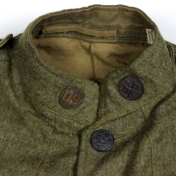 M1918 OD wool Pershing type service coat - 6th Corps