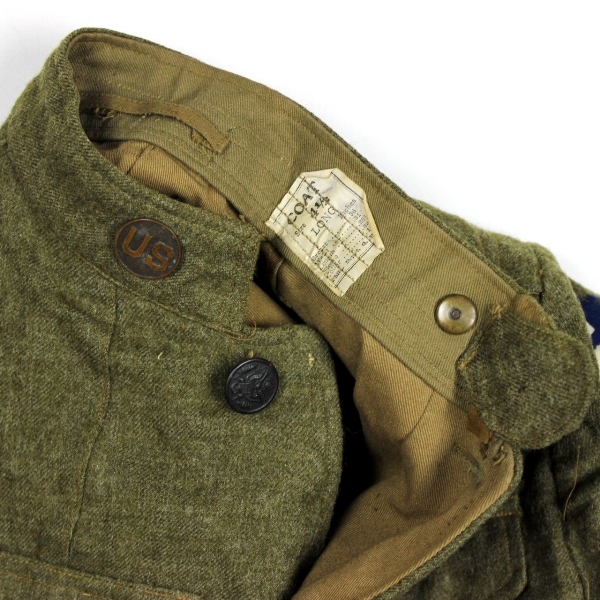 M1918 OD wool Pershing type service coat - 6th Corps