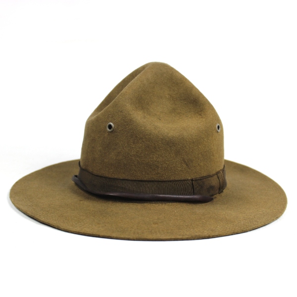 M1911 campaign hat w/ early shoestring chinstrap