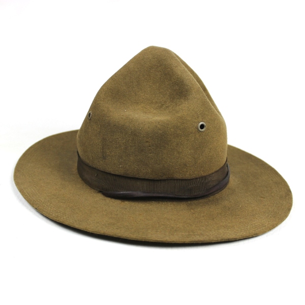 M1911 campaign hat w/ early shoestring chinstrap