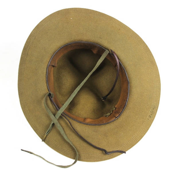 M1911 campaign hat w/ early shoestring chinstrap