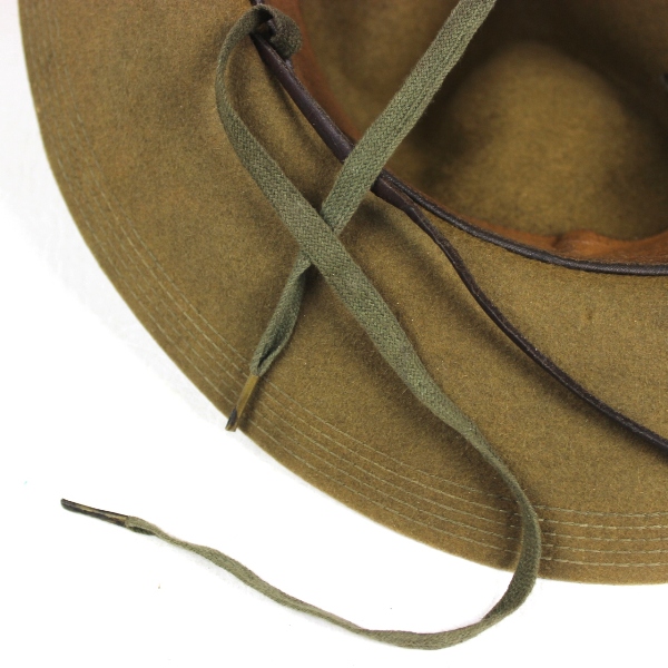 M1911 campaign hat w/ early shoestring chinstrap