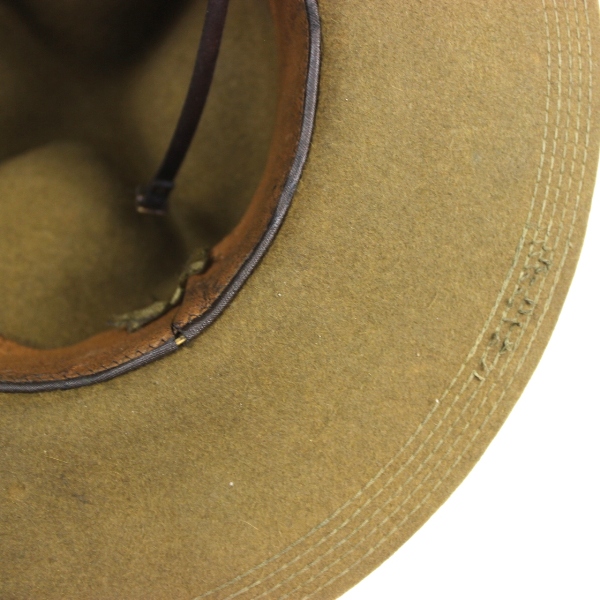 M1911 campaign hat w/ early shoestring chinstrap