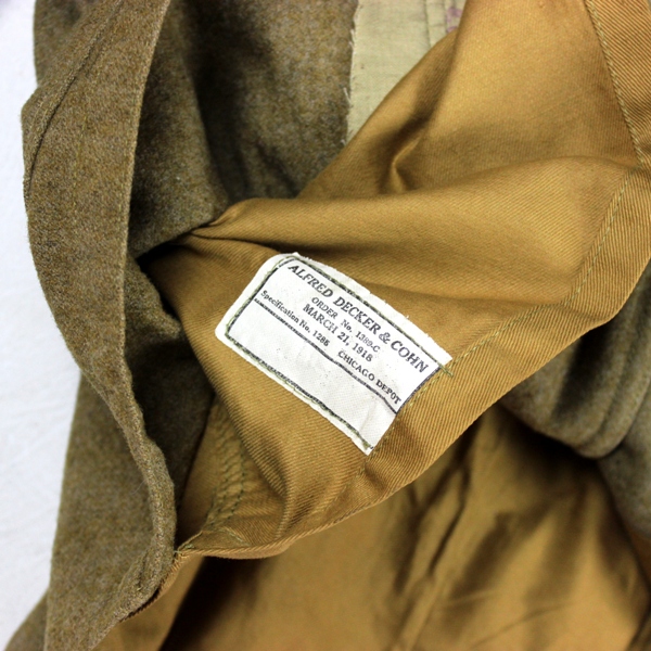 44th Collectors Avenue - M1917 OD Wool service tunic - 353rd Infantry ...