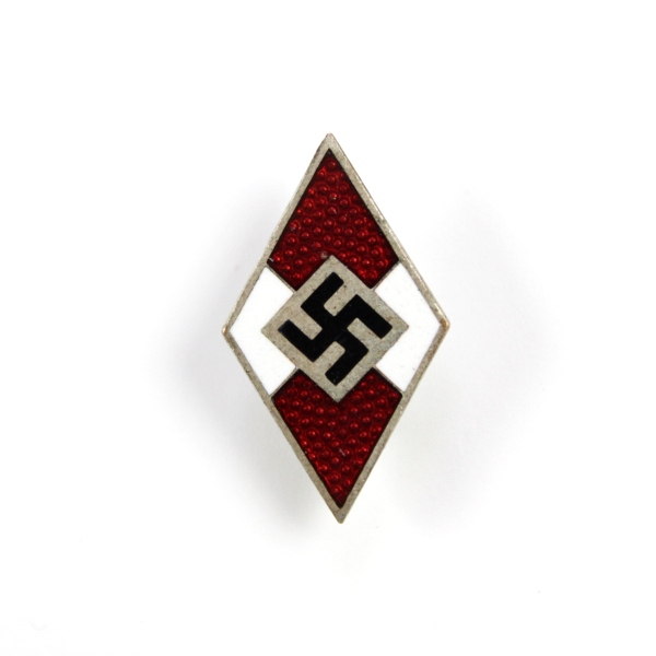 Hitler Youth (HJ) cap / knife diamond insignia