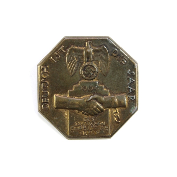 1934 Deutsch 1st Die Saar commemorative badge