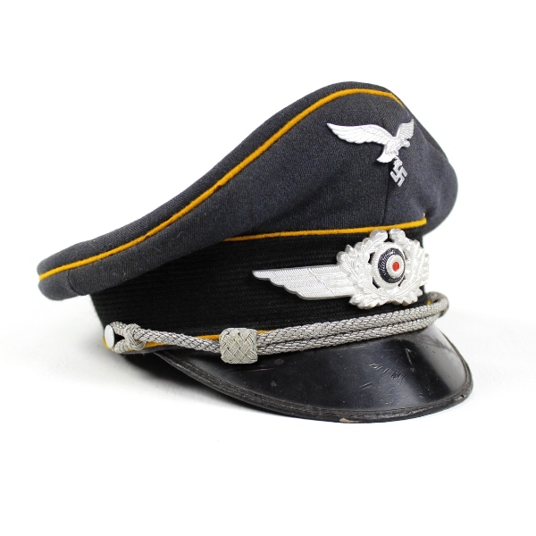 Luftwaffe flight officers visor cap