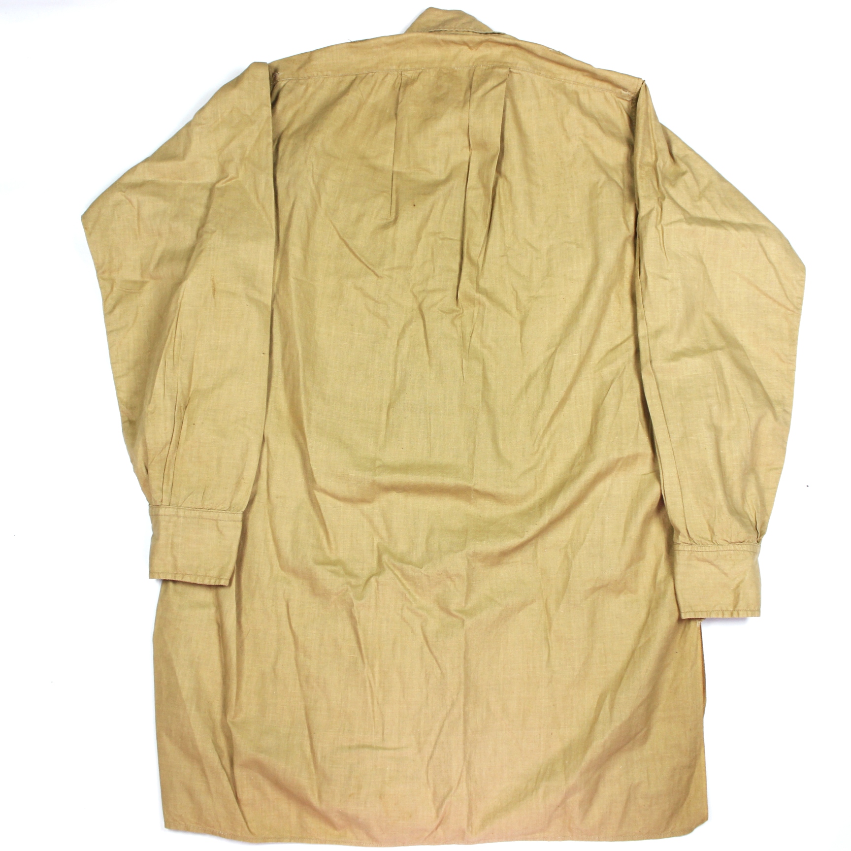 DAK khaki cotton long sleeve service shirt