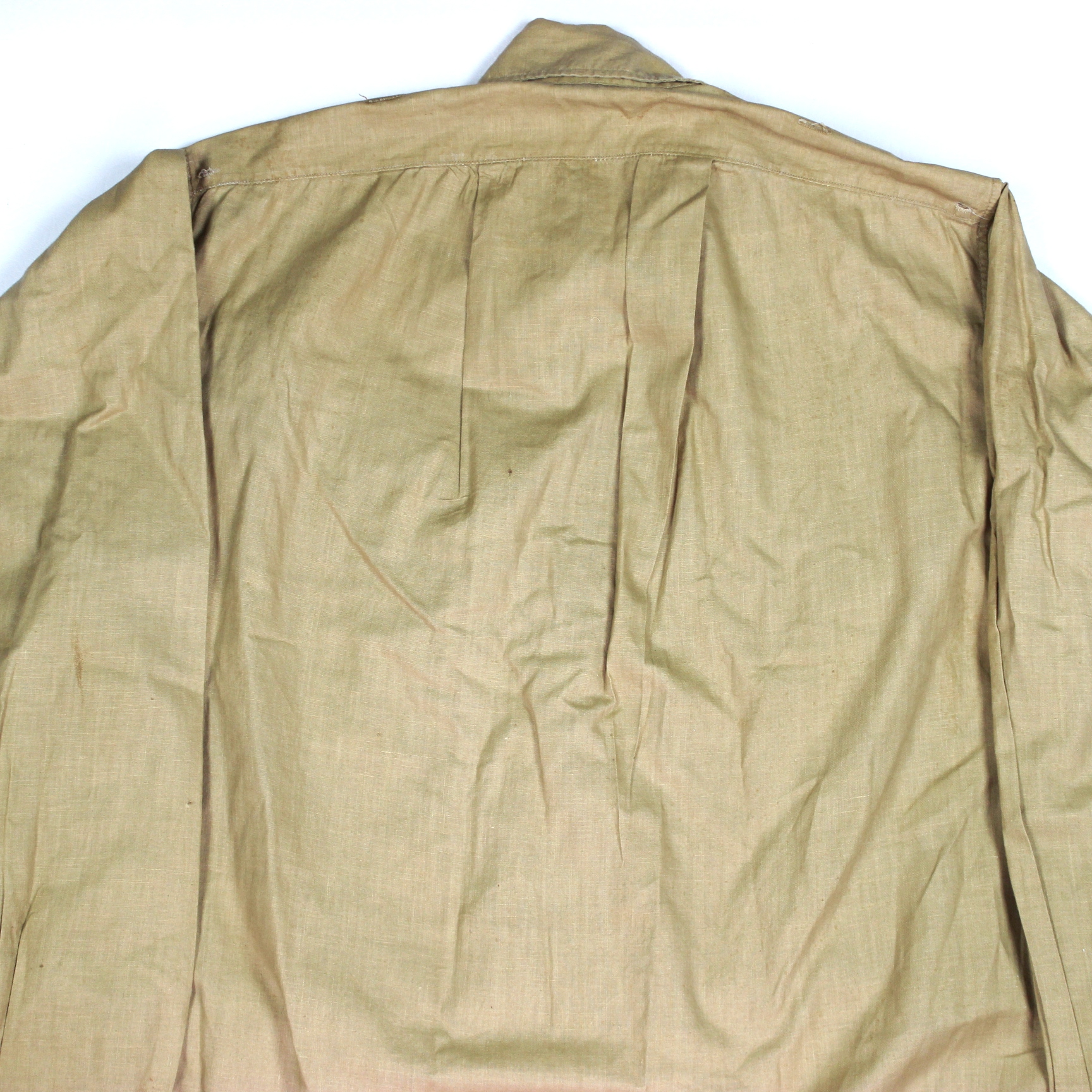 DAK khaki cotton long sleeve service shirt