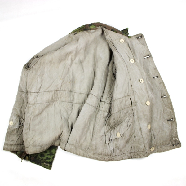 Oak-leaf camouflage reversible winter parka