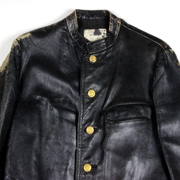 KM engine personnel's leather jacket 