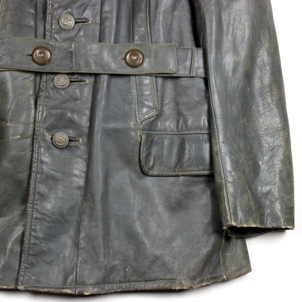 44th Collectors Avenue - KM grey leather U-boat jacket