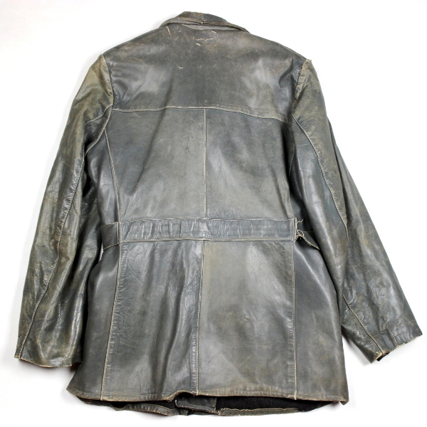 KM grey leather U-boat jacket