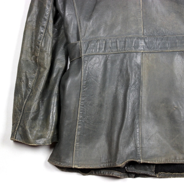 KM grey leather U-boat jacket