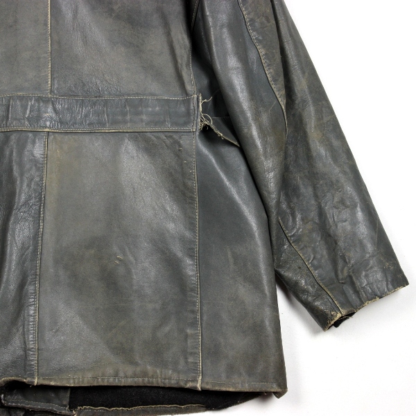 KM grey leather U-boat jacket