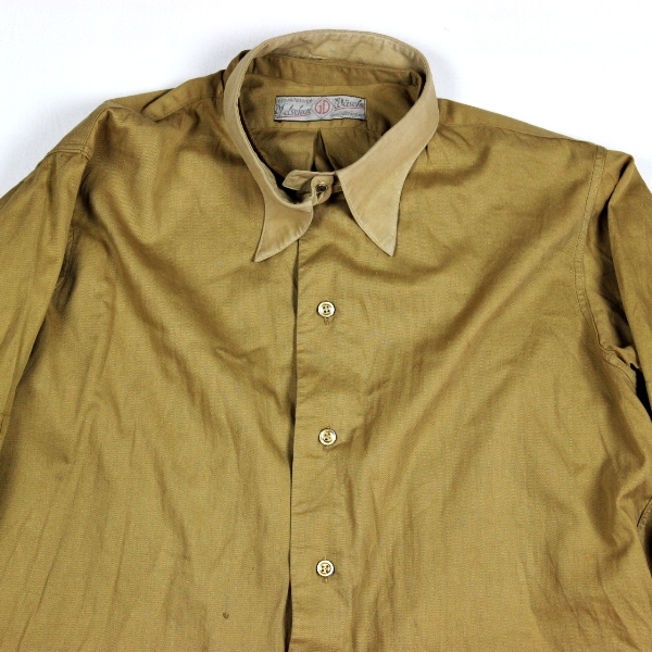 NSDAP brown undershirt w/ removable collar