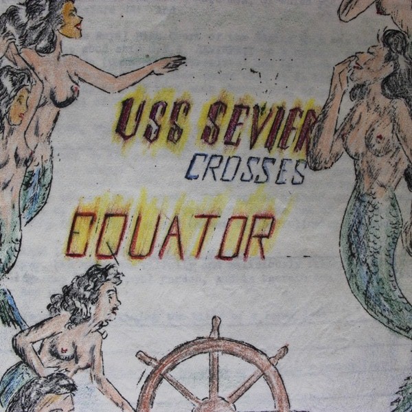 USS Sevier (APA-233) photo album / pennant / Document lot / Misc.