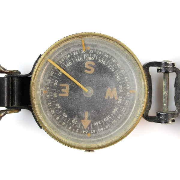 Lensatic compass w/ waterproof pouch - Superior Magneto Corp.