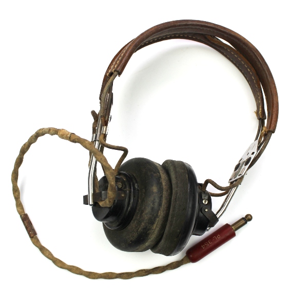 44th Collectors Avenue USAAF Type HB7 radio headset w ANB H 1