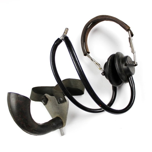 US Navy instructor headset w/ Gosport speaking tubes