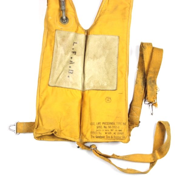 Early USAAF life preserver type B-3 1942