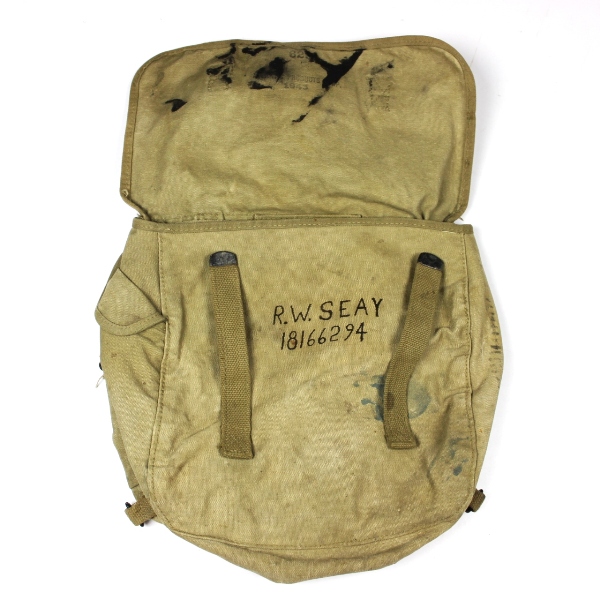 M1936 musette field bag - 1943 - Identified