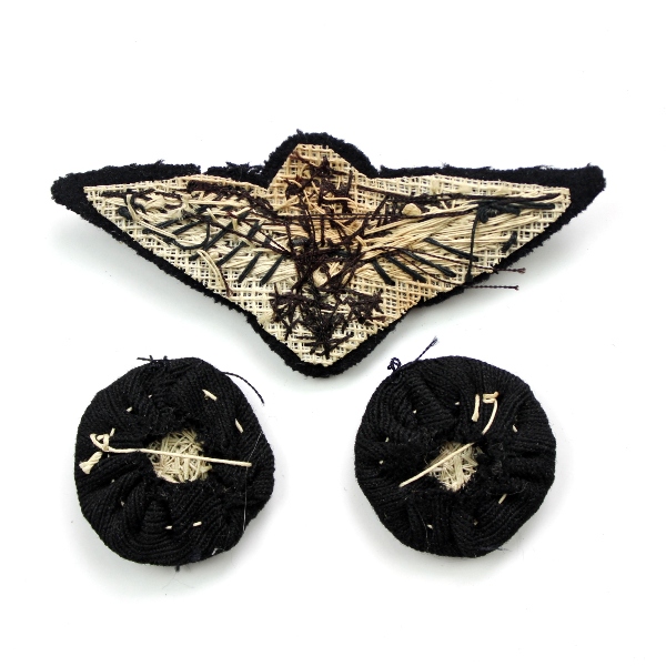 US Navy aviator bullion wings and sleeve stars