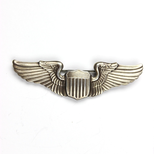 USAAF sterling silver pilot wings - CWP