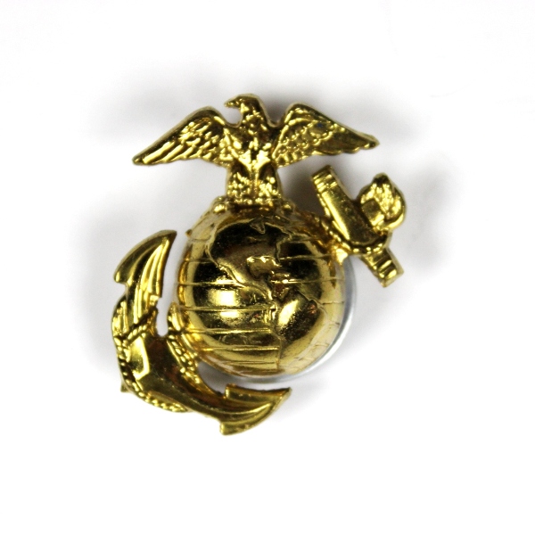 US Marine Corps white dress cap device