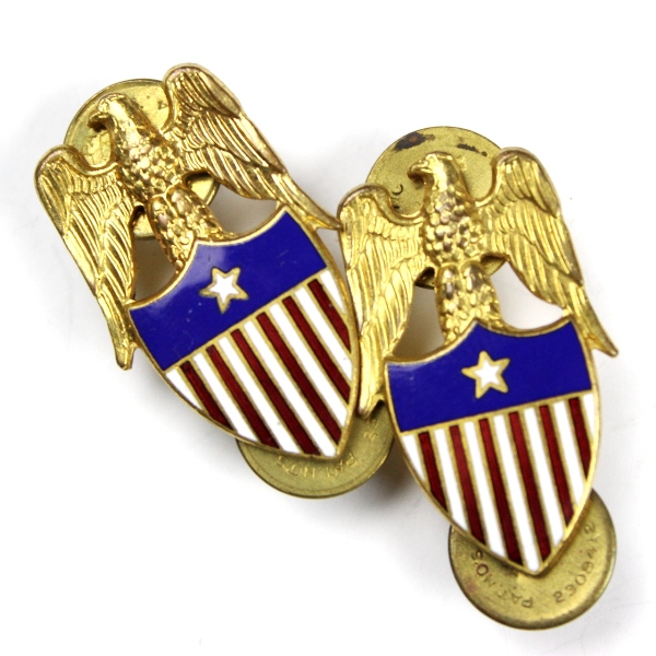 Pair of 1 star general aide-de-camp insignia