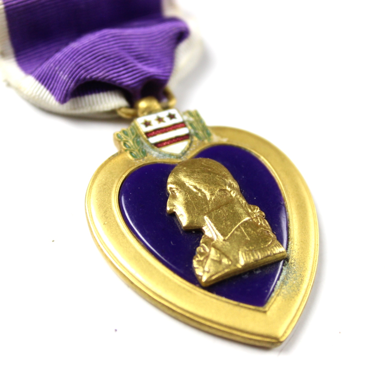 US Army Purple Heart medal and ribbon